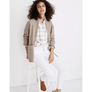 NWT Madewell Herringbone Mattson Sweater Coat